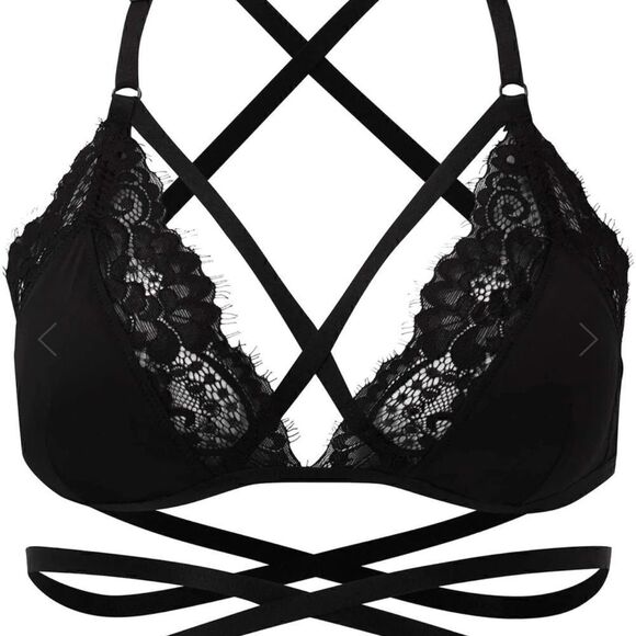NWT Killstar black lace sacred circle bralette - Picture 3 of 7